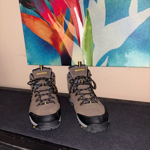 Skechers Hiking boots outdoor footwear y2k water proof shoes memory foam insoles - Picture 14 of 16